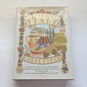 Celebrating Italy by Carol Field Signed First Edition Cookbook